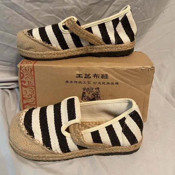 New Linen Canvas  shoes, women's cool and breathable casual shoes‎ Size 8/39 - Picture 2 of 13